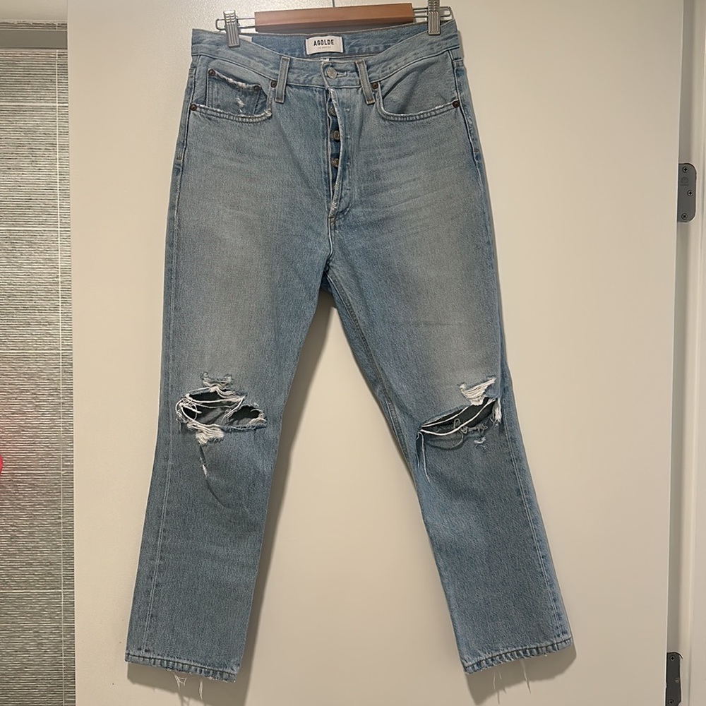 Agolde straight leg jeans